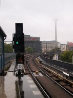Ausfahrsignal 33 in Berlin Jannowitzbrcke in Richtung Alexanderplatz am 16.Oktober 2010.