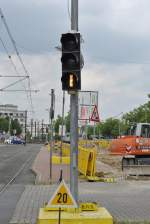 Lichtzweichenanlage an der Misburger Strae/Hannover, am 14.06.2011.