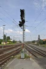 Lichtsignal in Hameln.