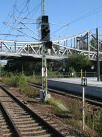 Ausfahrsignal in Berlin Gesundbrunnen am 01.Oktober 2011.