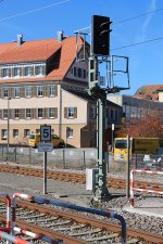 Hier das Ausfahrtsignal des Bahnhofes Freudenstadt Stadt am 15.10.