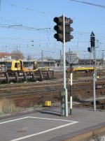 Bremsprobensignal im Leipziger Hbf am 26.Mrz 2012.