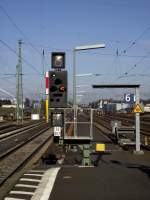 Ein KS Signal das auf KS2 steht am 13.01.13 in Bad Vilbel 