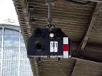 Rangiersignal am 17.08.13 in Frankfurt am Main Hbf 