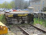 Diesen Prellbock fand ich,am 30.April 2022,in Ilmenau.