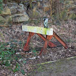 Ein Prellbock Mitten im Nirgendwo. (Hattingen, M�rz 2026)