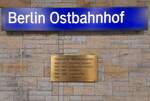 Bäumchen, wechsle dich! | dokumentierte Namensänderungen des Bf Berlin Ostbahnhof | November 2023