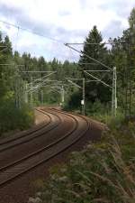 Km 23,6 des Streckenabschnittes   Klingenberg Colmnitz - Tharandt, der Kommentar eines Straenbauingenieurs:   So wrde man heute keine Bundesstrae trassieren !    29.09.2013 11:43 Uhr 