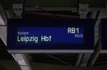 RB 1 nach Leipzig Hbf, fotografiert in Meißen......13.12.2014  09:03 Uhr.