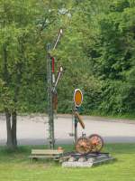 Formsignale beim DB Gstehaus Regensburg, 9.05.2009