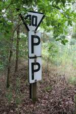 25.8.2015 Pf-Signal an der stillgelegten Strecke Lutherstadt Wittenberg - Straach