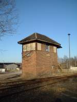 Wustermark Rangierbahnhof 23.03.2003 Stellwerk Wzb