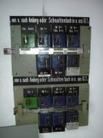 Die Schlsselsperre des Bahnhofs Hirschau am 07.05.2007.