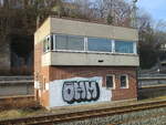In Coburg steht dieses Einsame Stellwerk.Aufgenommen am 24.Januar 2026.
