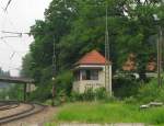 Das ehemalige Stellwerk in Assling (Obb); 28.05.2011