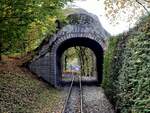 Der Tunnel vom Legoland Express in Günzburg am 14.10.2025.