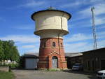 Direkt am Bahnhof Arnstadt ist dieser Wasserturm zufinden.Aufgenommen am 30.Mai 2020.