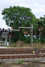 Am Bahnhof Stafurt steht dieser Wasserkran, 20.09.08