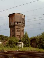 Der Wasserturm in Leipzig-Leutzsch in der Abendsonne des 23.06.2003