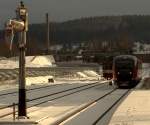 Weder der Desirio noch  der Triebwagen der CD bentigen noch einen Wasserkran.
13.01.2013  14:32 Uhr Johanngeorgenstadt.