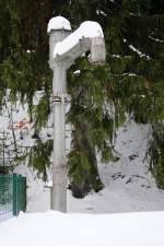 Ein Loipenwasserkran findet sich im stillgelegten Bahnhof  Hermsdorf-Rehefeld.
1957 gab es noch  regelmäßigen Zugverkehr von Freiberg nach Hermsdorf-Rehefeld, heute nur noch bis Holzau.24.01.2016 09:57 Uhr, auf Skitour.