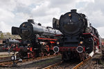 Giganten der Schiene - Lokomotiven 01 150, 011 075-9 und 01 008 am 16.04.2016 in Bochum-Dahlhausen.