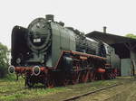 Dampflok 01 005 im Mai 1983 in Stassfurt,EK Reise in die DDR(Archiv P.Walter)