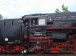 Etwas besonderes! 2 Lokführer und ein Teil der Dampflok der 01er Baureihe in Putbus am 20.05.2012    