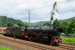 Endlich erbarmte sich die Sonne und rckte 01 1066 ins rechte Licht. Aufgenommen zur Mittagszeit am 16.05.2009 in Bacharach am Rhein.