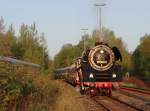 01 509 und 118 770 sind am 26.04.14 früh in Falkenstein/V. zusehen.
Es geht mit dem Sonderzug nach Dresden.