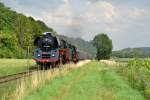 01 0509 und 01 150 mit DPE 20321 Leipzig Hbf - Bielefeld Hbf am 04.08.2015 in Emmenhausen an der Oberweserbahn