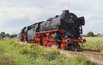 Doppelwumms ... die Dampflokomotiven 01 1075 und 23 023 verlassen am 06.09.2026 die Veranstaltung ''Terung naar Toen'' in Beekbergen.