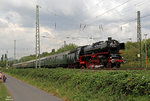 001 150-2 i.E. für die Eisenbahnfreunde Niederrhein/Grenzland mit einem Sonderzug zu Rhein in Flammen bei Unkel am 17.09.2016 