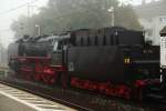 01 118 der Historischen Eisenbahn Frankfurt kurz nach Bereitstellung eines Sonderzuges des genannten Vereins mit Fahrziel XX.