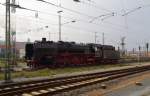 01 118 der Historischen Eisenbahn Frankfurt am Vormittag des 06.09.2014 beim Umsetzen im Hauptbahnhof Schweinfurt. Nachdem sie wieder an ihren Sonderzug angekuppelt hat, wird sie ihre Fahrt zu den XX. Meininger Dampfloktagen fortsetzen.