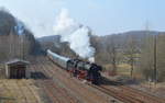 03 2155-4 WFL - Wedler & Franz GbR von Weimar bei Einfahrt in Nossen 25.03.2018