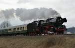 03 2155-4 mit einem Sonderzug nach Meiningen am 13.04.2013.