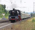 Am 10.08.2013 ging es mit 03 1010 im Sonderzug nach Koblenz zum  Rhein in Flammen . Am frühen Vormittag erreicht der Zug unseren Zustiegs-Bahnhof Eichenberg.