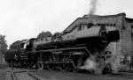 Die 03 2155-4 der WFL zu Gast beim 11. Berliner Eisenbahnfest in Berlin-Schöneweide am 21.09.2014.
Die Maschine wurde 1934 bei August Borsig Lokomotiv-Werke, Berlin unter der Fabriknummer 14475 gebaut.
In der Zeit vom 02.08.1975 - 05.09.1975 erfolgte der Umbau auf Rekokessel mit dem Kessel von der 22 007.
