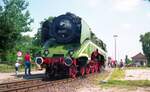 Bw2 Nürnberg-Rangierbf__Lokschau zum 90sten Jubiläum 1993. 18 201 Die Einzigartige.__07-08-1993