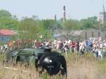18 201 war dieses Jahr die einzige deutsche Dampflok in Polen. 28.4.2007, Wolsztyn