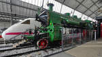 Die 1912 gebaute Dampflokomotive S 3/6 3634 ist im Verkehrszentrum des Deutsches Museums München ausgestellt.