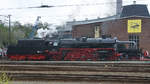 Die Dampflokomotive 35 1097-1 während des IX.
