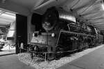 1958 wurde bei Lokomotivbau Karl Marx Babelsberg (LKM) die Dampflokomotive 23 1021 gebaut. (Oldtimermuseum Prora, April 2019)