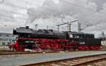 Am Dresdner Dampfloktreffen vom 7.-9.4.2017 erfreut die Dampflokomotive 35 1097-1 die vielen Besucher.