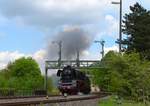 35 1019-5 mit Sonderzug Nossen - Döbeln - Nossen in Roßwein  25 Jahre IG Dampflok Nossen Bw Fest  13.05.2017