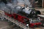 35 1097-1 auf der Drehscheibe im Eisenbahnmusem Dresden, am 06.04.2017.