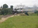 35 1097-1 aus Schwarzenberg auf dem Weg nach Neuenmarkt-Wirsberg am 20.09.08 in Limbach/V