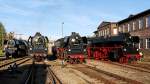 65 1049, 35 1097, 35 1019 und 35 1113 (nicht betriebsfhig) beim diesjhrigen Heizhausfest in Chemnitz-Hilbersdorf am 20.08.2011