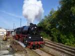 Am 16.09.12 war bei der IG Traditionslok 58 3047 e.V. Glauchau ein Bw Fest. Hier die 35 1097-1 bei den Fhrerstandsmitfahrten.